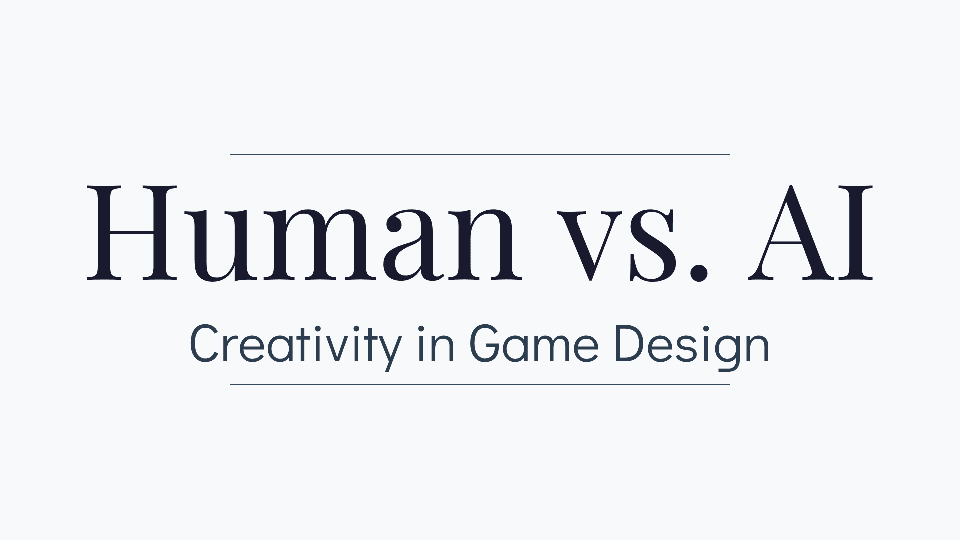 Human vs. AI: Creativity in Game Design