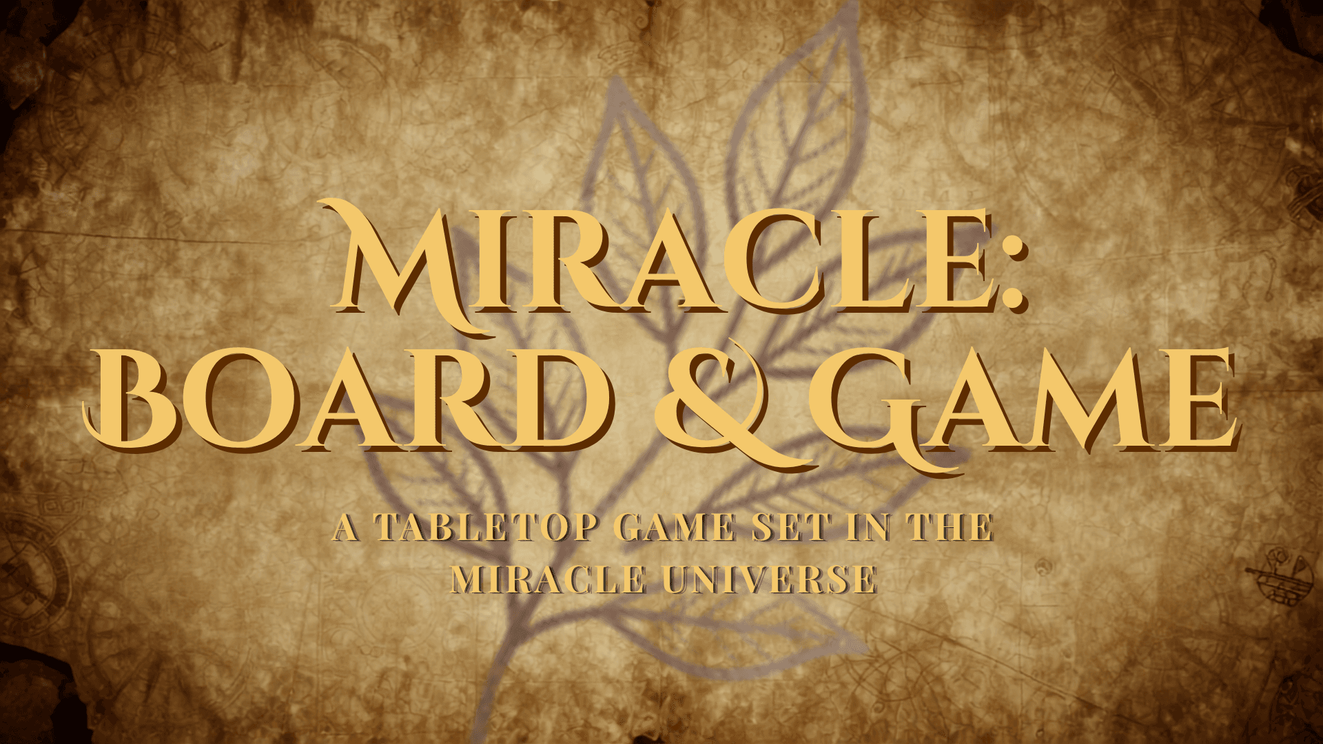 Miracle: Board & Game